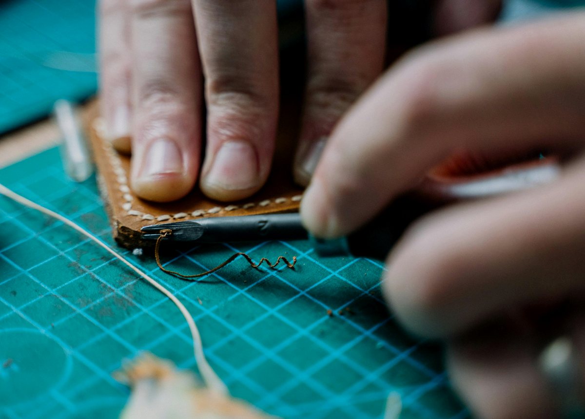 Projektfoto Lederreparatur