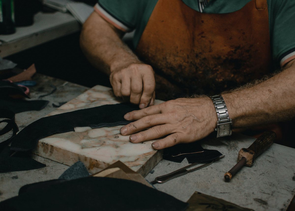 Projektfoto Lederreparatur