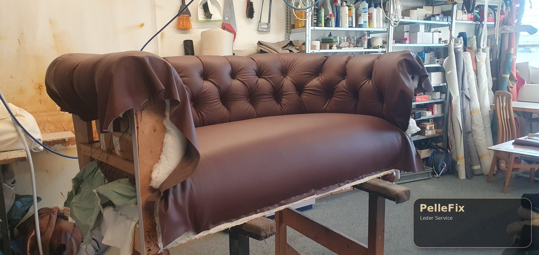 Projektfoto Lederreparatur