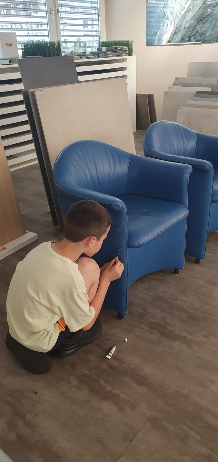 Projektbild Lederreparatur